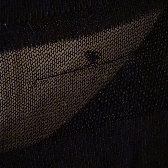 Black sweater with sheer paneling - Picture 7 of 8